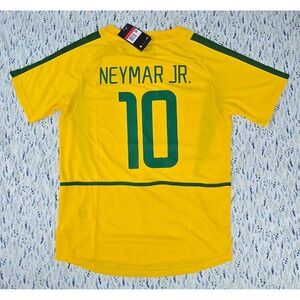 Brazil Neymar Jr 10 Nike Stussy Collaboration Soccer Jersey Mens Size L